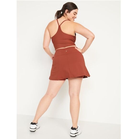 Old Navy Extra High-Waisted PowerSoft Skort NWT Plus Size 2X - Picture 1 of 7